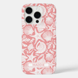Funda iPhone 16 Pro Coral Shells Personalized