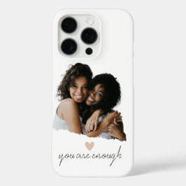 Funda iPhone 16 Pro Corazón minimalista de Rubor - Eres suficiente -