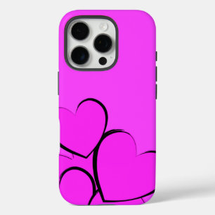 Funda iPhone 16 Pro Corazones
