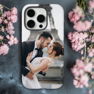 Funda iPhone 16 Pro Crea tu propio Boda fotográfico amor romántico