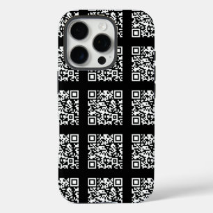 Funda iPhone 16 Pro Crear un modelo de código QR en mosaico   Color ed