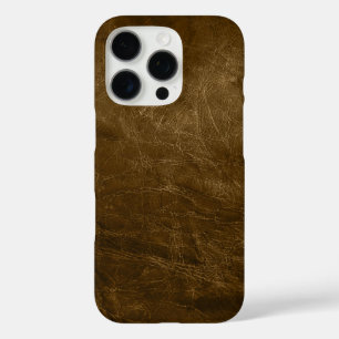 Funda iPhone 16 Pro Cuero marrón desgastado