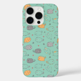 Funda iPhone 16 Pro Cute & Cozy Sleepy Cat Dreams Pattern iPhone case