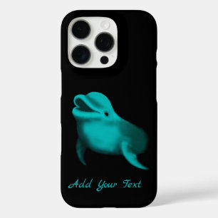 Funda iPhone 16 Pro Delfín afortunado - Añade tu texto