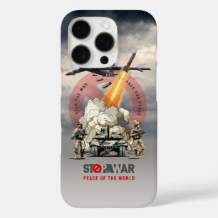 Funda iPhone 16 Pro Detengan la Guerra