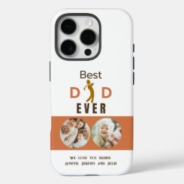 Funda iPhone 16 Pro Día de los Padres de la Mejor Papá de Guay Moderno