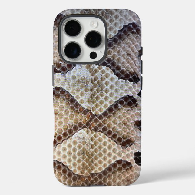 Funda iPhone 16 Pro Diamond Back Rattlesnake (Reverso )