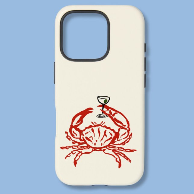 Funda iPhone 16 Pro Dibujo de cangrejo (Subido por el creador)