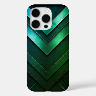 Funda iPhone 16 Pro Diseño abstracto de chevron en capas