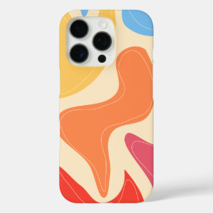 Funda iPhone 16 Pro Diseño abstracto suave - Arte estético mínimo