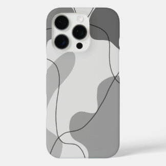 Funda iPhone 16 Pro Diseño abstracto suave - Arte estético mínimo