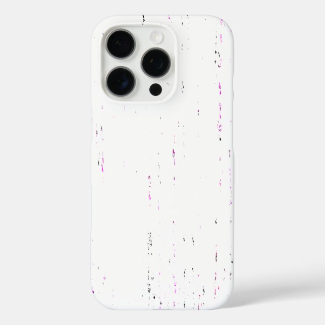 Funda iPhone 16 Pro Diseño artístico sobre fondo blanco (Reverso )