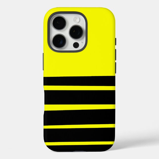 Funda iPhone 16 Pro Diseño de banda de moda (Reverso )