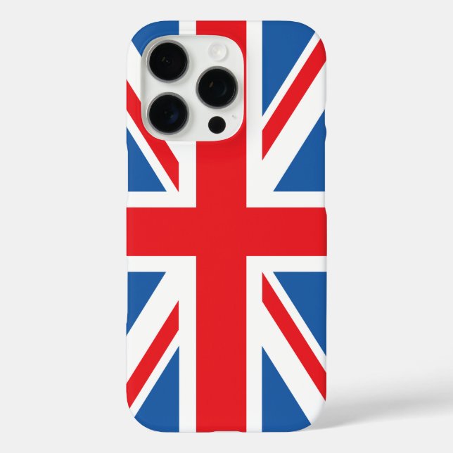 Funda iPhone 16 Pro Diseño de bandera/Jack de unión (Reverso )