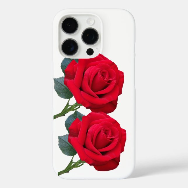 Funda iPhone 16 Pro diseño de flores (Reverso )