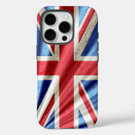Funda iPhone 16 Pro Diseño de la bandera/estandarte Union 3D