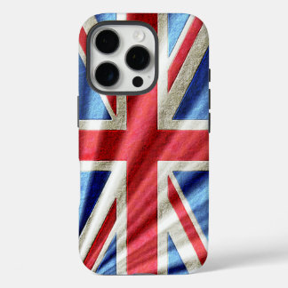 Funda iPhone 16 Pro Diseño de la bandera/estandarte Union 3D