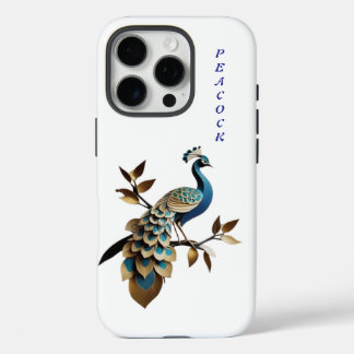 Funda iPhone 16 Pro Diseño de la cubierta del pavo real