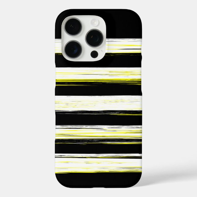 Funda iPhone 16 Pro Diseño de patrón de franja genial (Reverso )