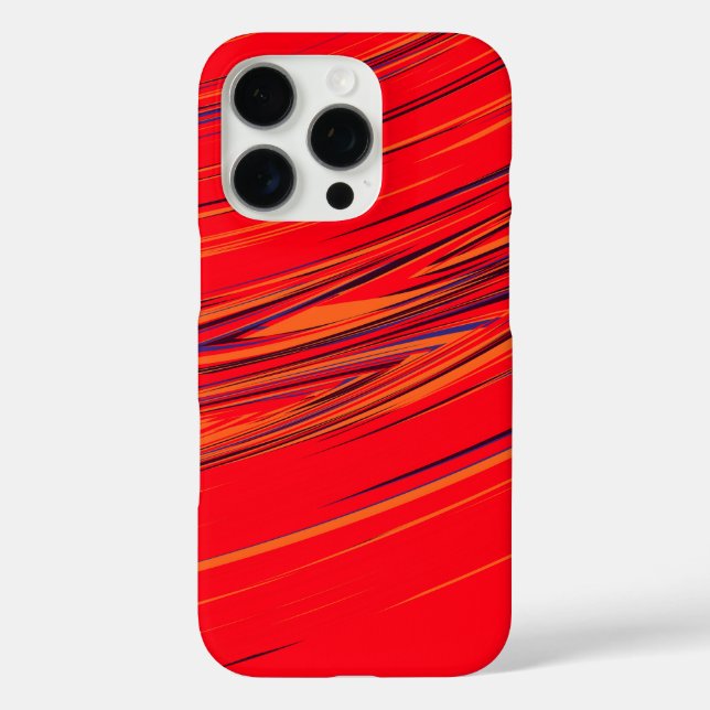 Funda iPhone 16 Pro Diseño de patrón de mármol abstracto bonito (Reverso )