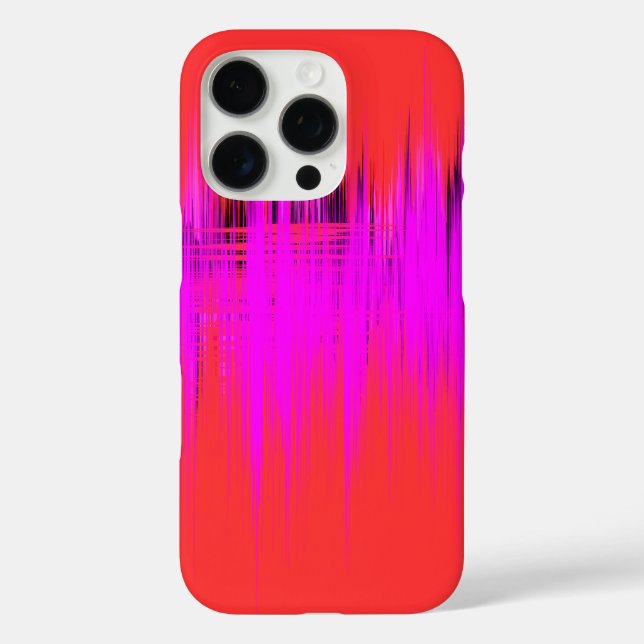 Funda iPhone 16 Pro Diseño de Patrón Elegante (Reverso )