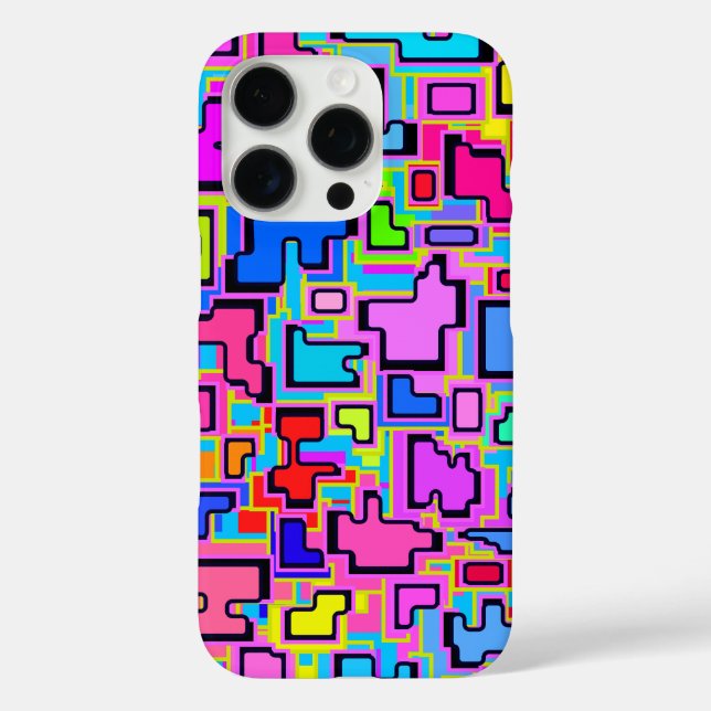 Funda iPhone 16 Pro Diseño de Patrón Elegante (Reverso )
