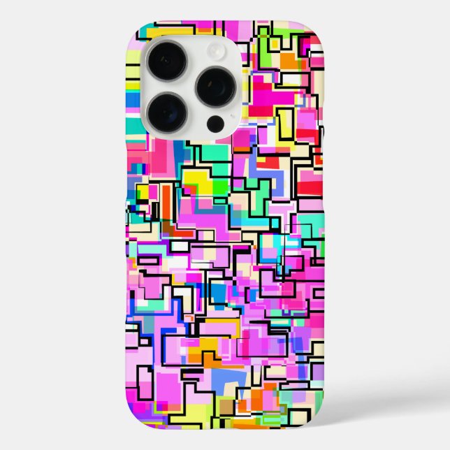 Funda iPhone 16 Pro Diseño de patrón elegante (Reverso )