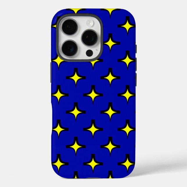Funda iPhone 16 Pro Diseño de patrón único (Reverso )