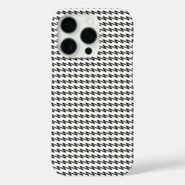 Funda iPhone 16 Pro Diseño de patrón único en blanco y negro