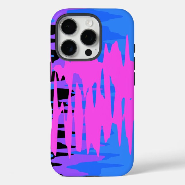 Funda iPhone 16 Pro Diseño de patrones artísticos (Reverso )