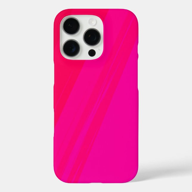 Funda iPhone 16 Pro Diseño de patrones brillantes en rojo y rosa calie (Reverso )
