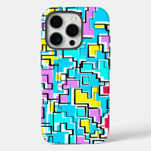 Funda iPhone 16 Pro Diseño de patrones coloridos modernos
