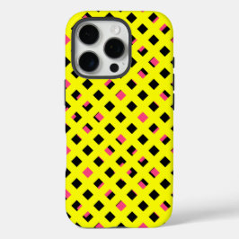 Funda iPhone 16 Pro Diseño de patrones de diamantes