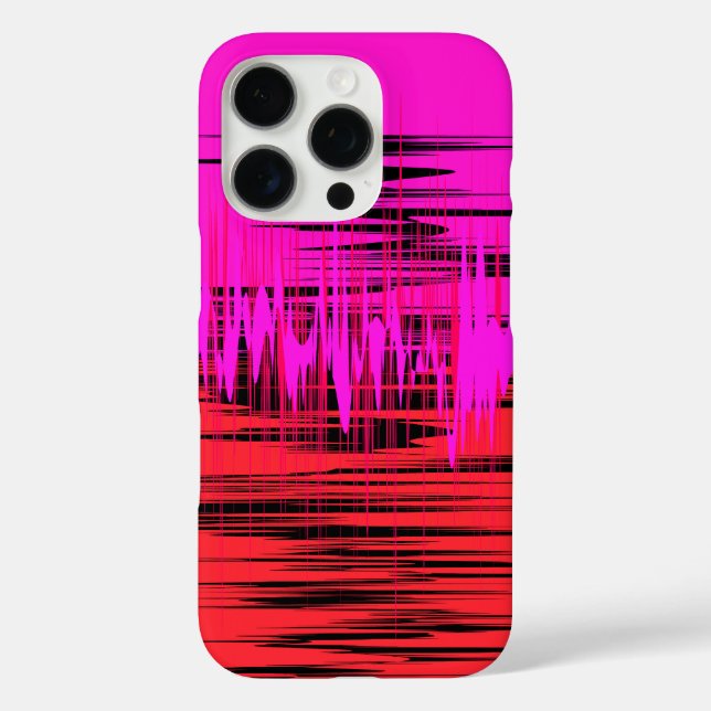 Funda iPhone 16 Pro Diseño de patrones de moda (Reverso )