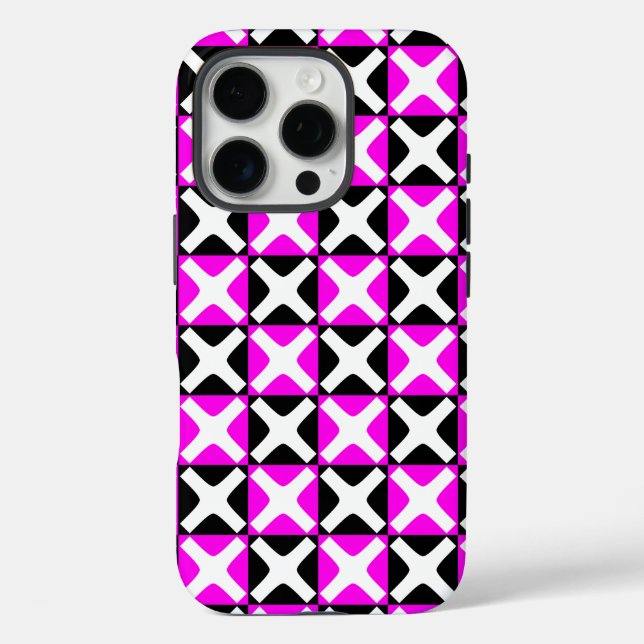 Funda iPhone 16 Pro Diseño de patrones de moda (Reverso )