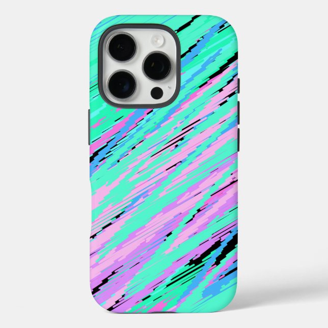 Funda iPhone 16 Pro Diseño de patrones de moda (Reverso )
