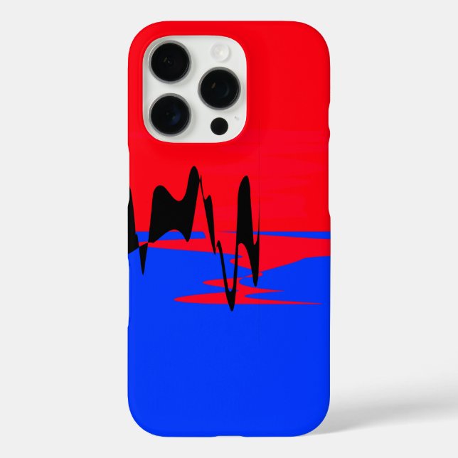 Funda iPhone 16 Pro Diseño de patrones de moda (Reverso )