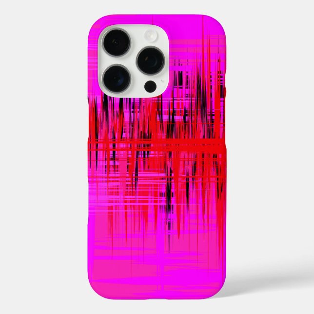Funda iPhone 16 Pro Diseño de patrones de moda (Reverso )