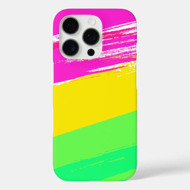 Funda iPhone 16 Pro Diseño de patrones de moda (Reverso )