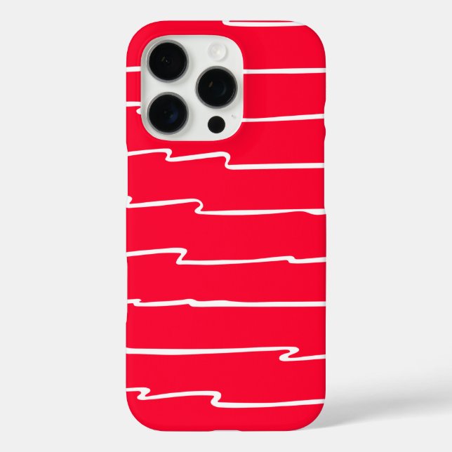 Funda iPhone 16 Pro Diseño de patrones de moda (Reverso )