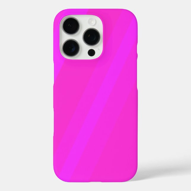 Funda iPhone 16 Pro Diseño de patrones en rosa (Reverso )