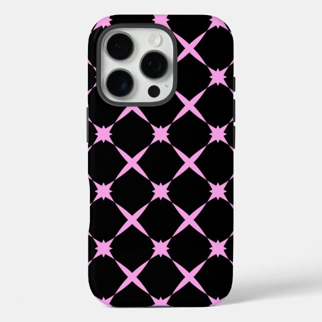 Funda iPhone 16 Pro Diseño de patrones femeninos (Reverso )