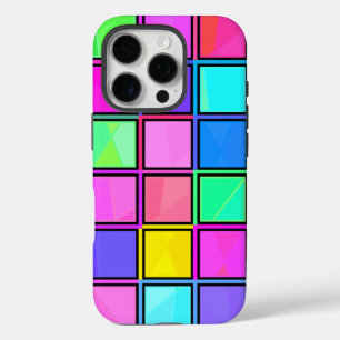 Funda iPhone 16 Pro Diseño de patrones geométricos modernos