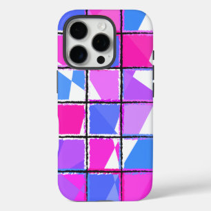 Funda iPhone 16 Pro Diseño de patrones geométricos modernos