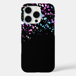 Funda iPhone 16 Pro Diseño de patrones hermosos en negro