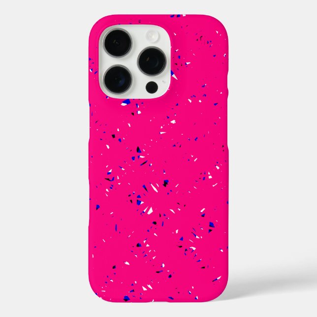 Funda iPhone 16 Pro Diseño de patrones luminosos (Reverso )