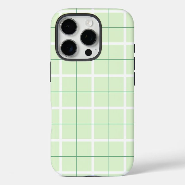 Funda iPhone 16 Pro Diseño de punto con patrón de franja vertical de c (Reverso )