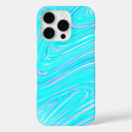 Funda iPhone 16 Pro Diseño del patrón artístico de mármol abstracto