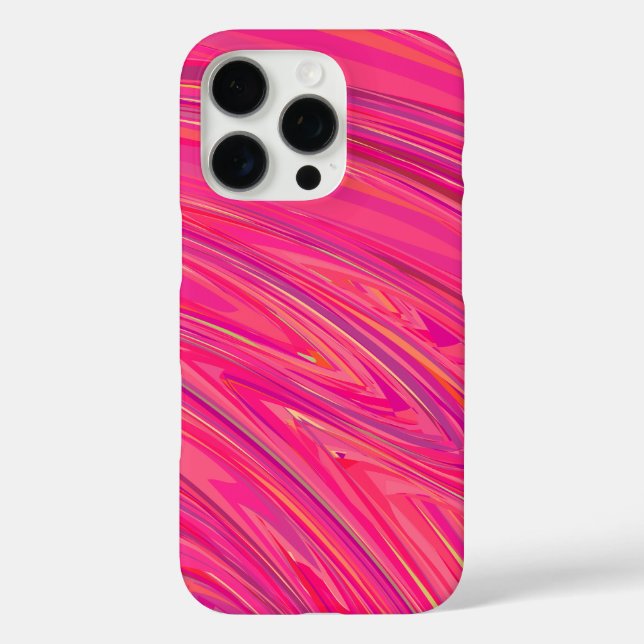 Funda iPhone 16 Pro Diseño del patrón de mármol abstracto (Reverso )