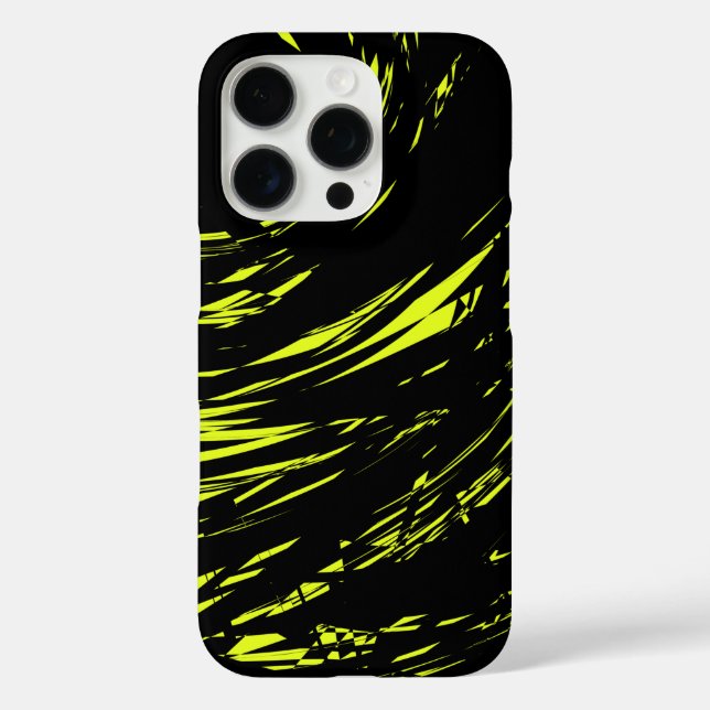 Funda iPhone 16 Pro Diseño del patrón de mármol abstracto (Reverso )